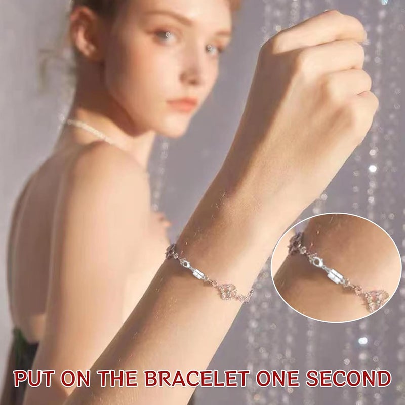 Qulltk Magnetic Necklace Clasp with Lobster Clasp 18K Gold and Silver Magnetic Jewelry Clasps for Necklaces Extender Bracelet Clasps and Closures - Image 4